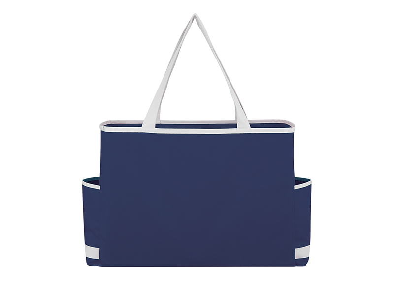 Tri-pocket Polyester Tote Bag