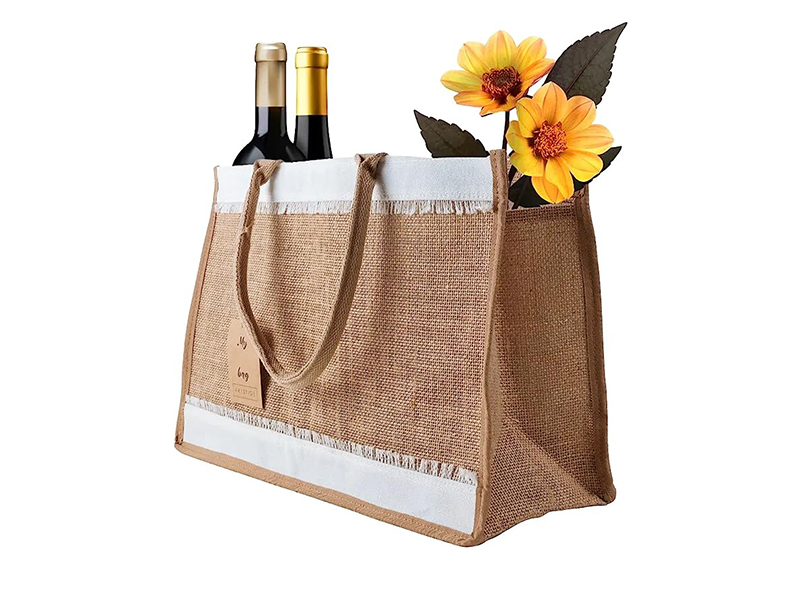 Fashion Burlap Tote Bag