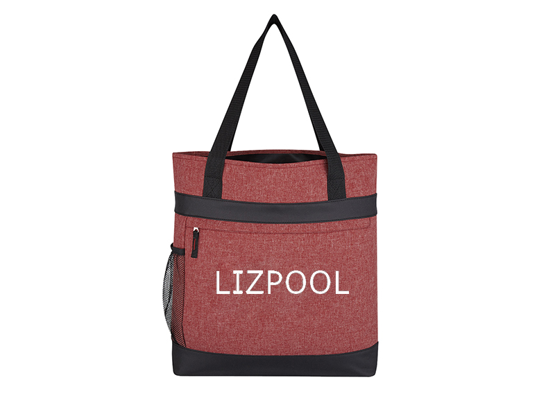 Hidden Zipper Polyester Tote Bag